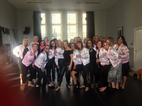 Grease hen party dance class Plymouth